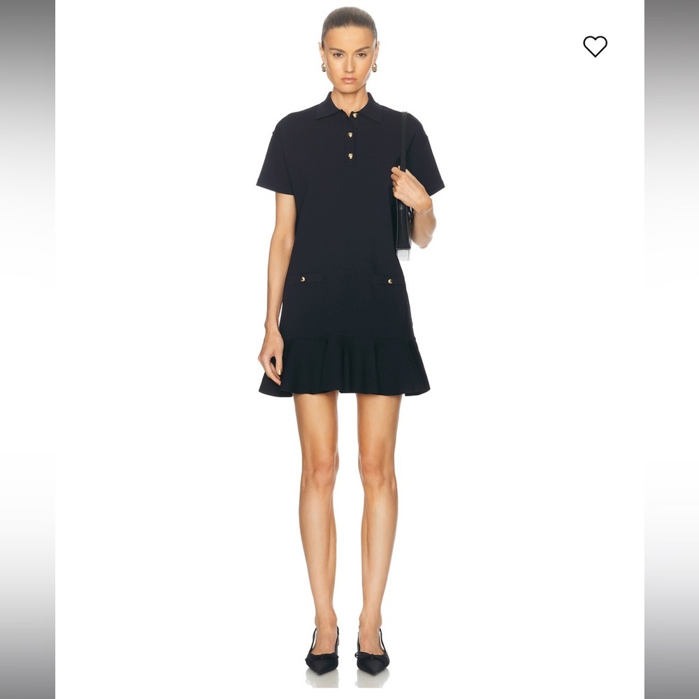 Valentino navy stretch solid Mini Dress size small